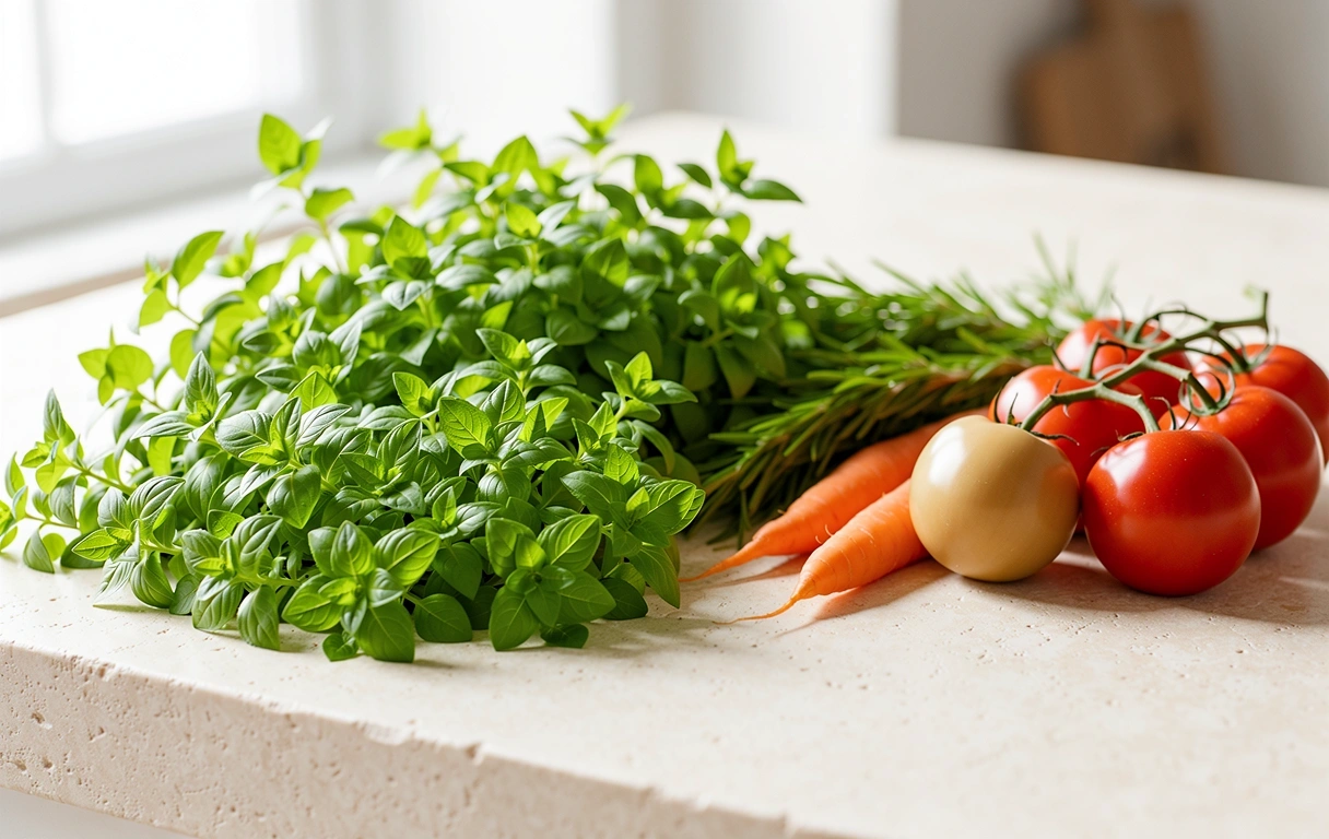 Frische Kräuter und Inspiration